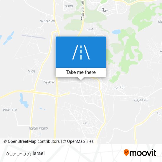 دوار بئر بورين map
