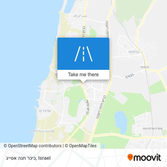 כיכר חנה אסייג map