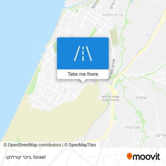 Карта כיכר קורלנקו