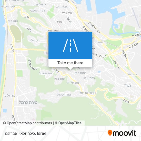 כיכר זכאי, אברהם map