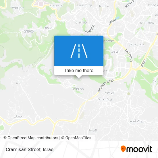 Cramisan Street map