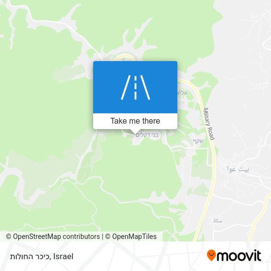 כיכר החולות map