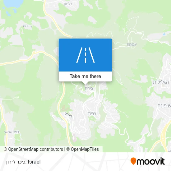 Карта כיכר לירון