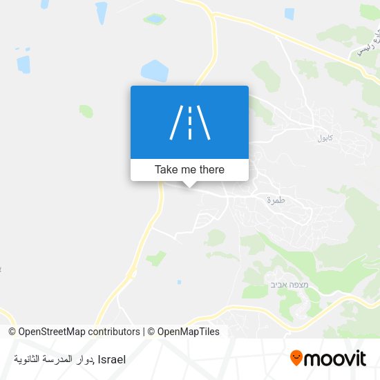 دوار المدرسة الثانوية map