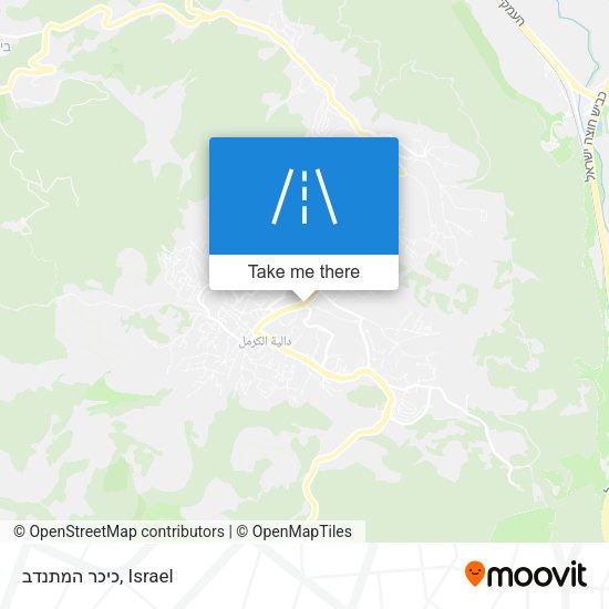כיכר המתנדב map