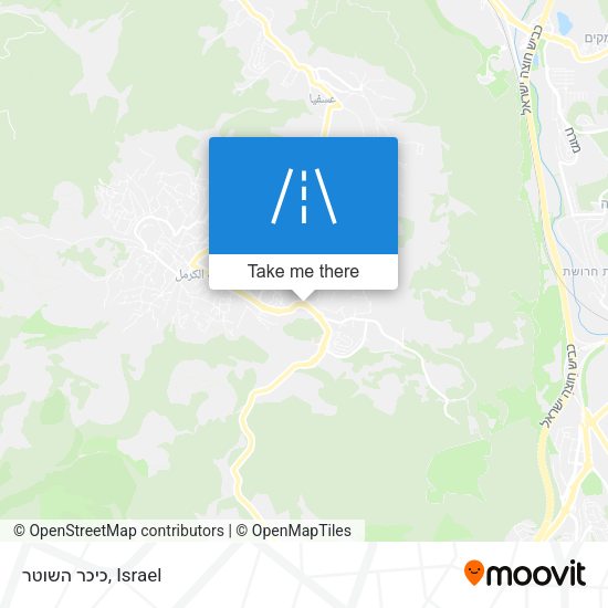כיכר השוטר map