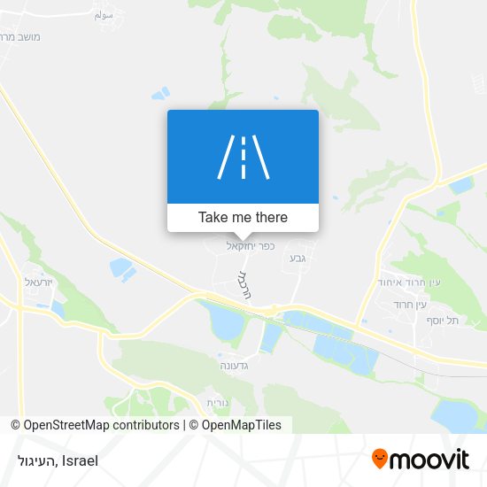 העיגול map