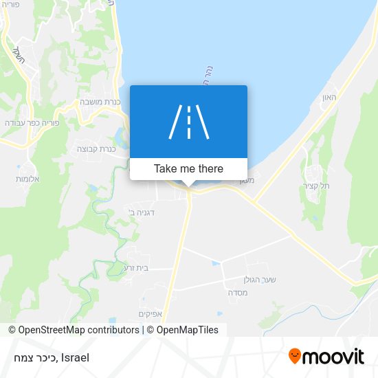 כיכר צמח map