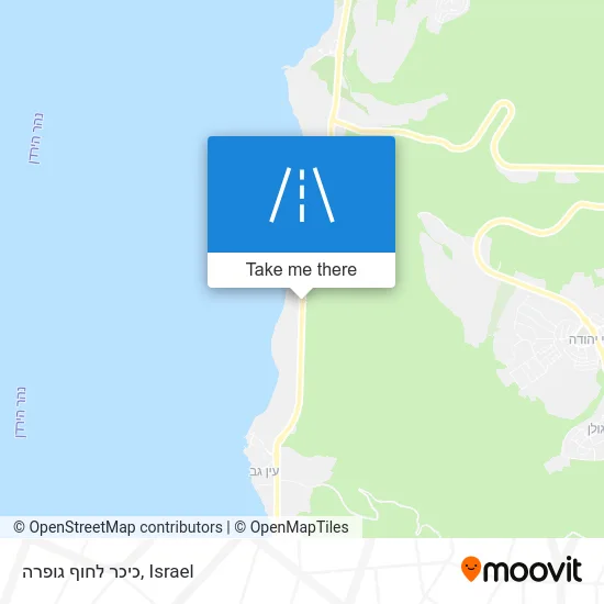 Карта כיכר לחוף גופרה