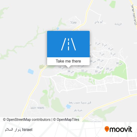 دوار السلام map