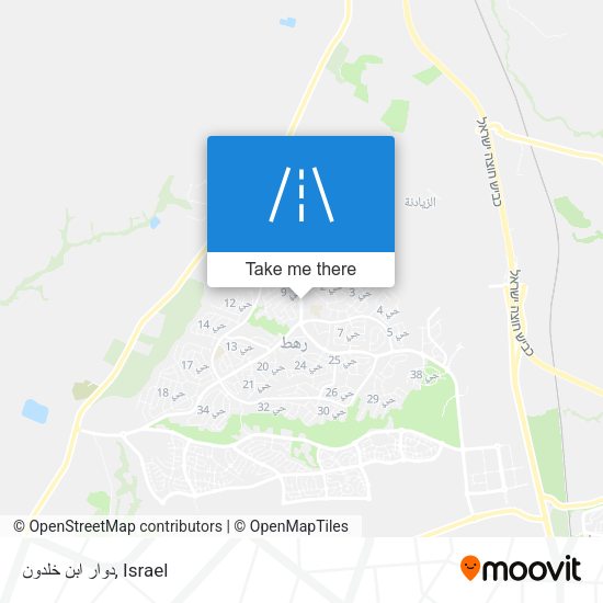 دوار ابن خلدون map