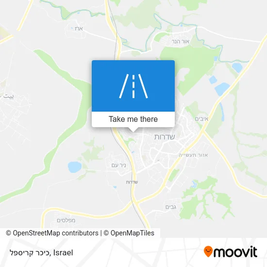 Карта כיכר קריספל