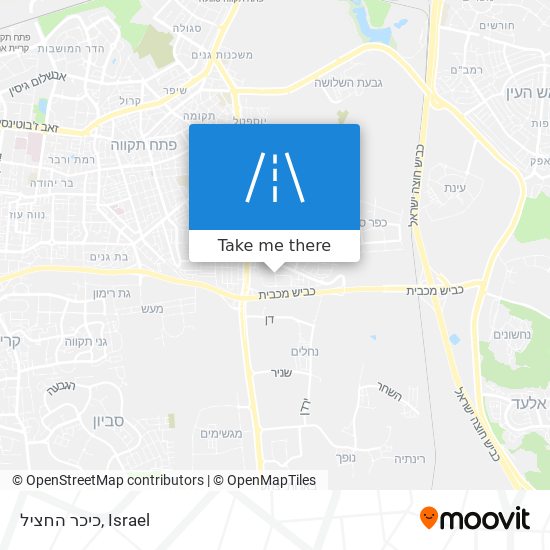 כיכר החציל map