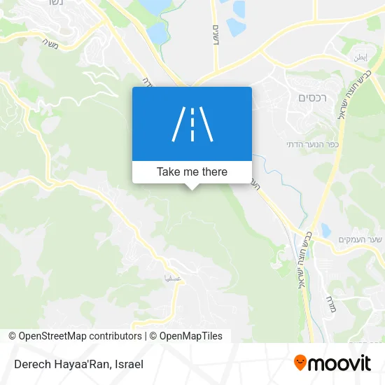 Derech Hayaa'Ran map