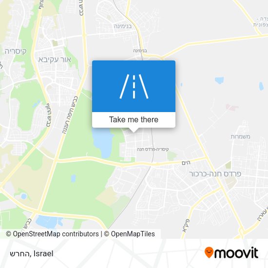 החרש map