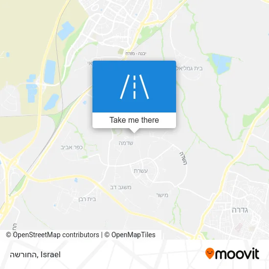 Карта החורשה