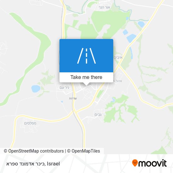 כיכר אדמונד ספרא map