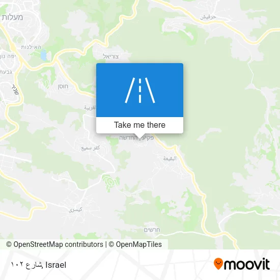 Карта شارع ١٠٢