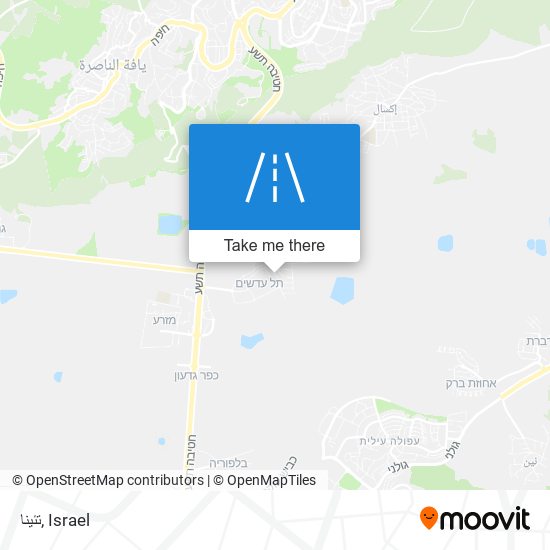 تئينا map