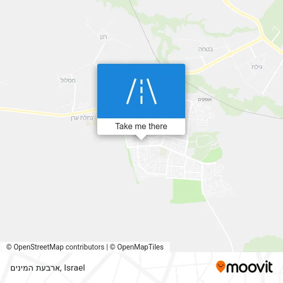 Карта ארבעת המינים