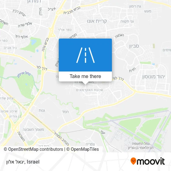Карта יגאל אלון