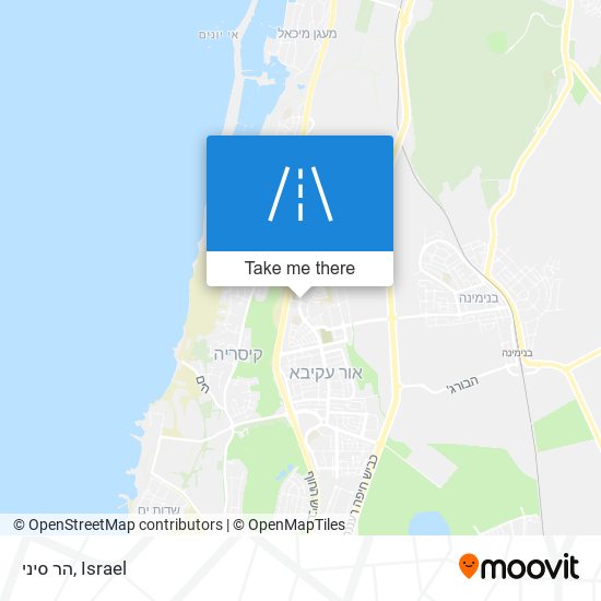 הר סיני map