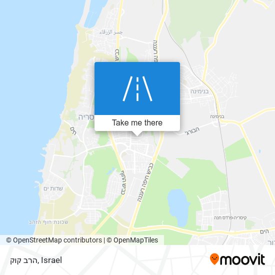 הרב קוק map