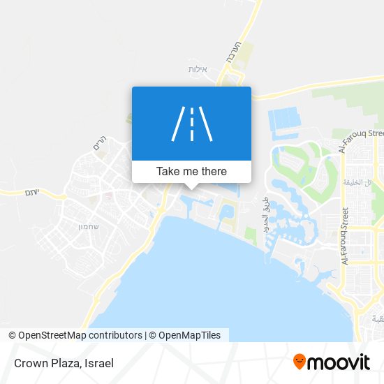 Crown Plaza map