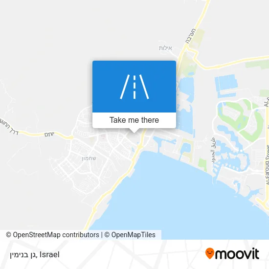 Карта גן בנימין