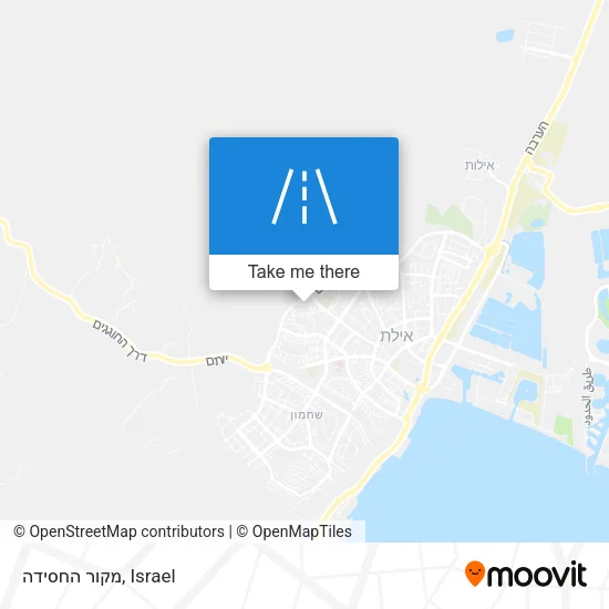 Карта מקור החסידה