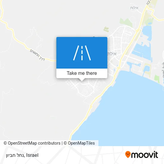 Карта נחל חביון