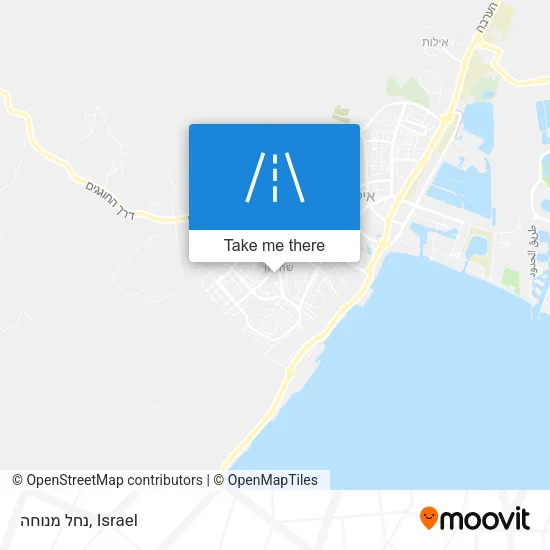 Карта נחל מנוחה