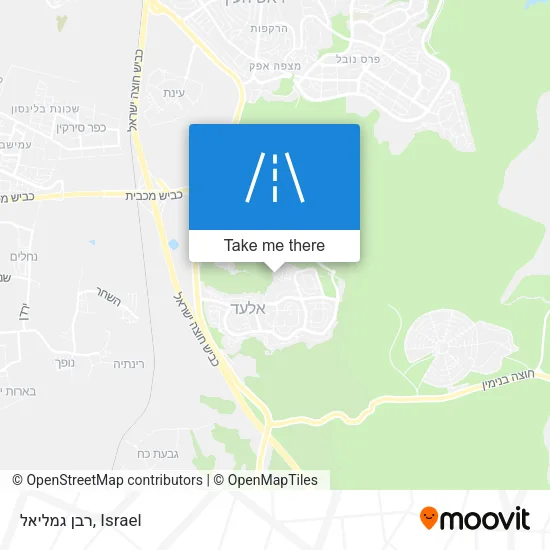Карта רבן גמליאל
