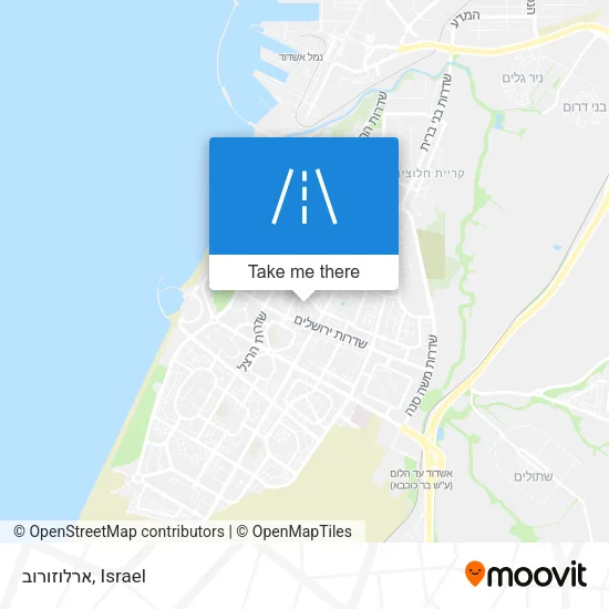 ארלוזורוב map