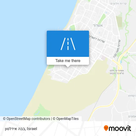 בבה אידלסון map