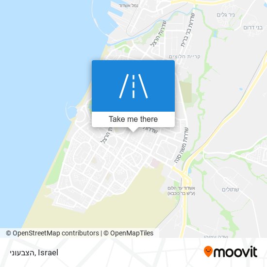 הצבעוני map