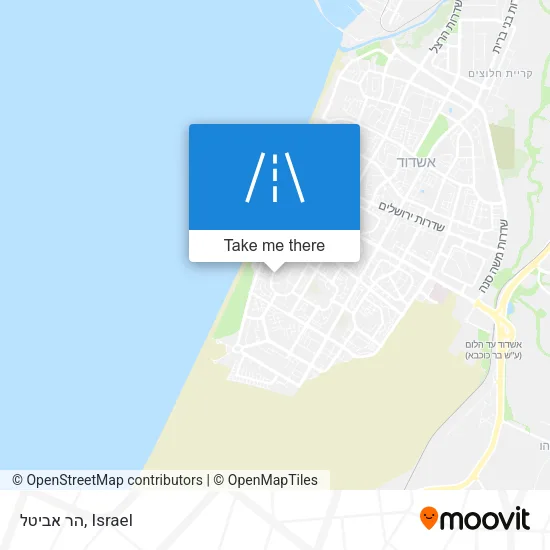 Карта הר אביטל