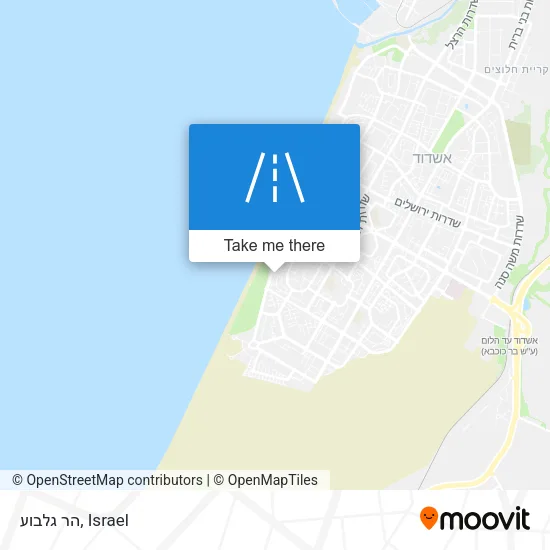 Карта הר גלבוע
