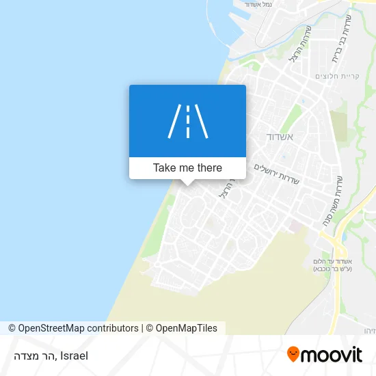 Карта הר מצדה