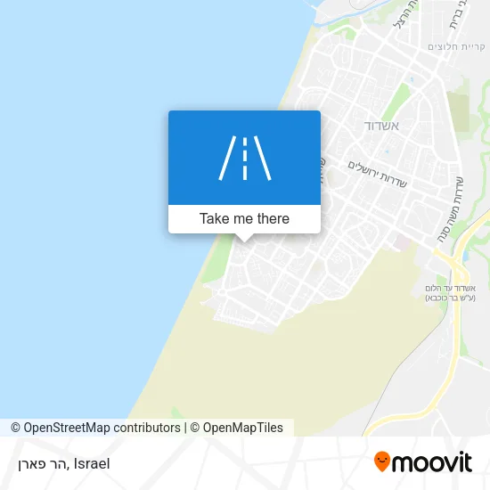 Карта הר פארן