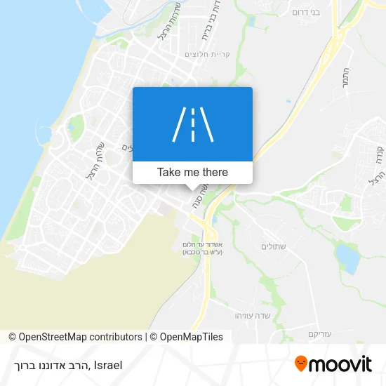 Карта הרב אדוננו ברוך