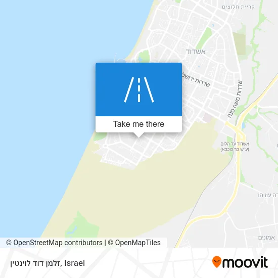 זלמן דוד לוינטין map