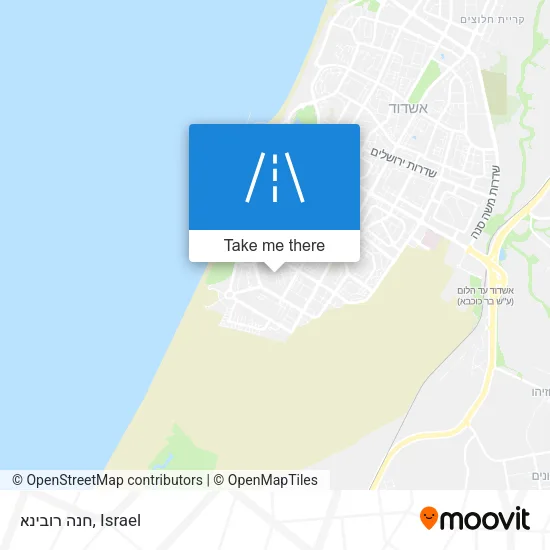 חנה רובינא map