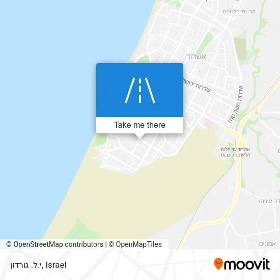 Карта י.ל. גורדון