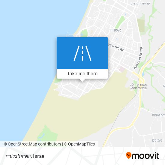 ישראל גלעדי map