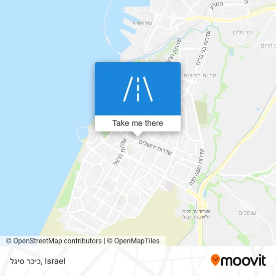 Карта כיכר סיגל