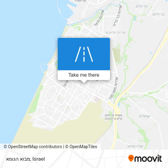 Карта מבוא הגומא