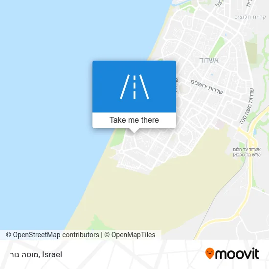 מוטה גור map