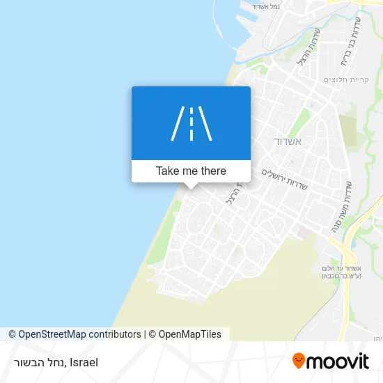 Карта נחל הבשור