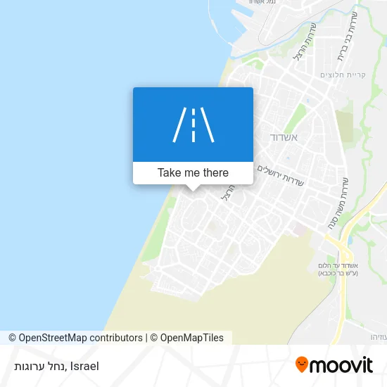 Карта נחל ערוגות